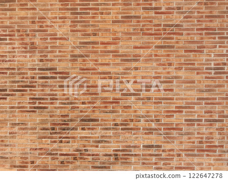 Brick wall with a red brick pattern Brick wall with a red brick pattern 122647278