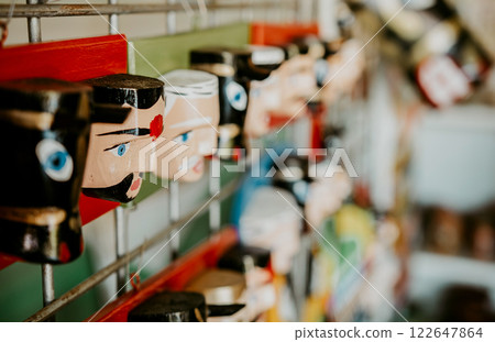 Figure of Macho Raton made by hand in the Masaya market. Masaya cultural and handicraft market. Figure of Macho Raton made by hand in the Masaya market. Masaya cultural and handicraft market. 122647864