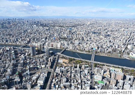 Tokyo aerial view Tokyo aerial view 122648878