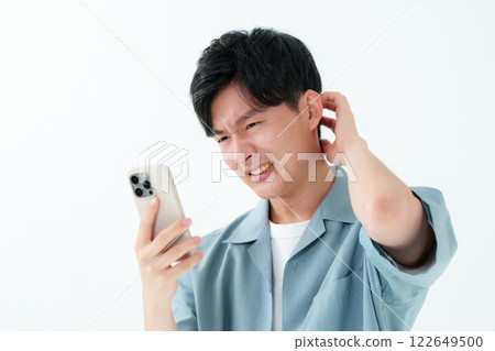 Male smartphone Male smartphone 122649500