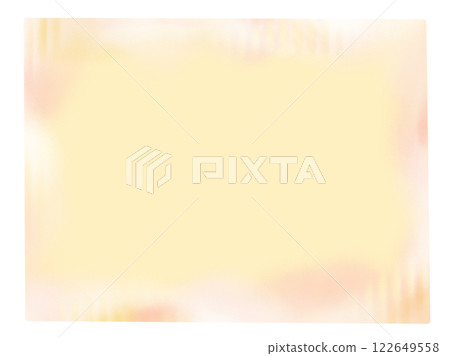 可愛溫柔的水彩風格自然色調框架 122649558