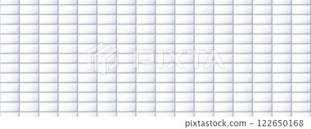 Seamless white tile pattern. Rectangle ceramic tiled texture for bathroom wall, kitchen floor, pool surface. Repeating light grey mosaic grid background. Repeated brick backdrop. Vector wallpaper Seamless white tile pattern. Rectangle ceramic tiled texture for bathroom wall, kitchen floor, pool surface. Repeating light grey mosaic grid background. Repeated brick backdrop. Vector wallpaper 122650168