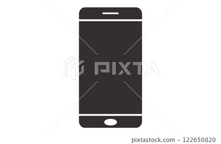 Simple icon of smartphone Digital tools concept 122650820