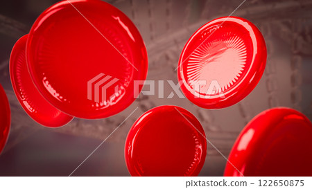 The Cell Blood for medical or sci concept 3d Rendering. The Cell Blood for medical or sci concept 3d Rendering. 122650875
