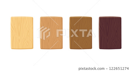 Vertical wooden board material set 122651274