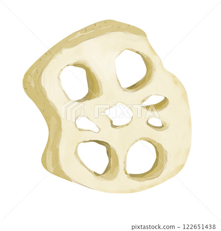 watercolor, lotus, root 122651438