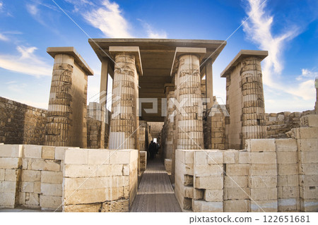 The beautiful pyramids of Saqqara, a World Heritage Site 122651681