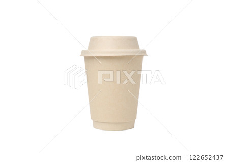 PNG,Paper cup with a lid, isolated on white background PNG,Paper cup with a lid, isolated on white background 122652437