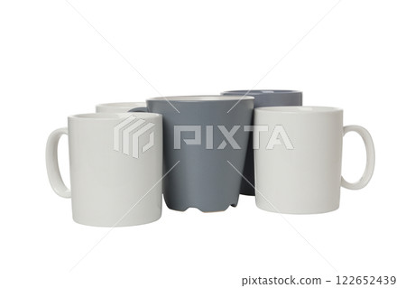 PNG,Multicolored cups, isolated on white background PNG,Multicolored cups, isolated on white background 122652439