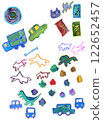 Summer cute hand drawn illustration set-3 122652457