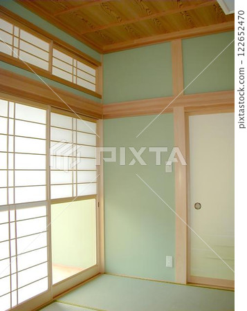 Japanese-style room, Shoji screen, Tatami room Japanese-style room, Shoji screen, Tatami room 122652470