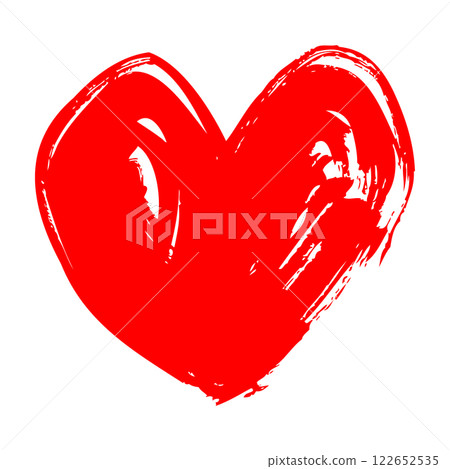 Cute hand-drawn heart illustration material Cute hand-drawn heart illustration material 122652535