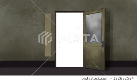 舊辦公室門(打開) 舊辦公室門(打開) 122652584