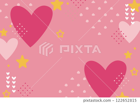 Heart background material 122652815