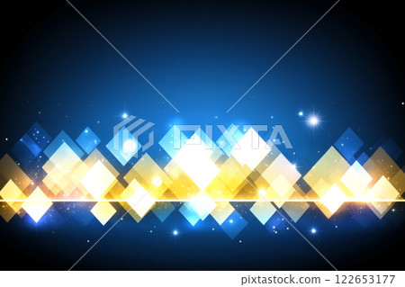 Abstract geometric shapes with glowing lights Abstract geometric shapes with glowing lights 122653177