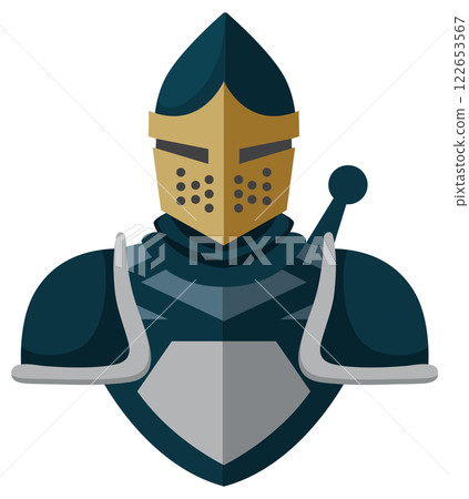 Medieval Knight in Armor 122653567