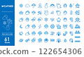 Weather icon set 122654306