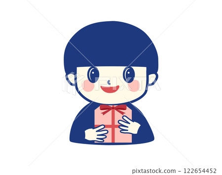 Boy giving a present on Mother's Day Boy giving a present on Mother's Day 122654452