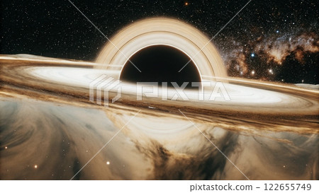 The Majestic Black Hole and Its Glowing Accretion Disk 122655749