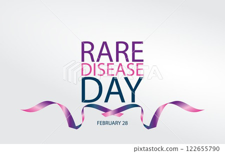 Elegant Design for Rare Disease Day on February 28 Featuring Flowing Pink and Purple Ribbons Elegant Design for Rare Disease Day on February 28 Featuring Flowing Pink and Purple Ribbons 122655790