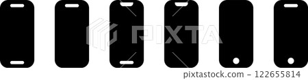 Smartphone icon mark set 2 Smartphone icon mark set 2 122655814