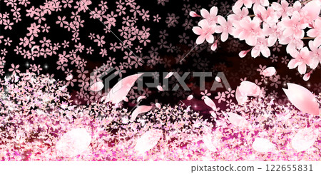 Sakura spring background paper background 122655831