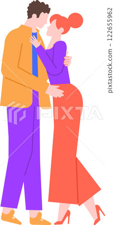 Romantic couple tenderly embracing, sharing a deep connection filled with love and affection during a sweet, intimate moment that highlights their passion and closeness Romantic couple tenderly embracing, sharing a deep connection filled with love and affection during a sweet, intimate moment that highlights their passion and closeness 122655962