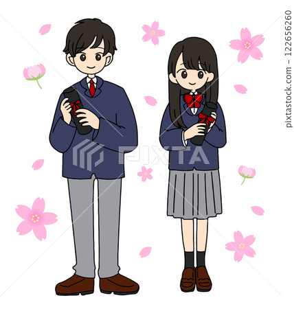 畢業典禮人物插圖 畢業典禮人物插圖 122656260