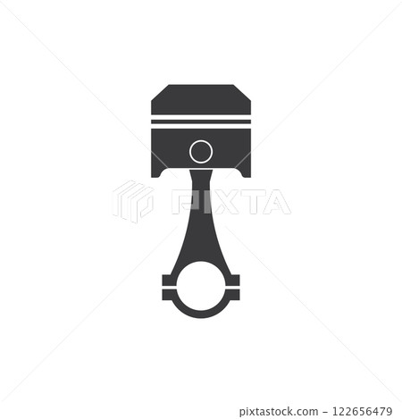 Piston icon flat design Piston icon flat design 122656479
