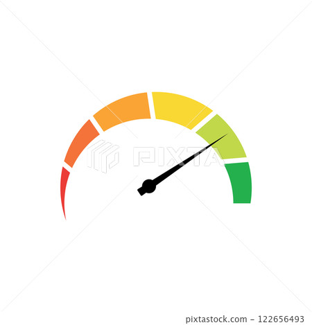 Speedometer racing icon 122656493