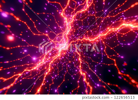 複雜交織和散射光線的“人工智慧生成圖像” 122656513