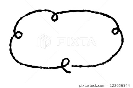 簡單的手繪對話泡泡素材 122656544