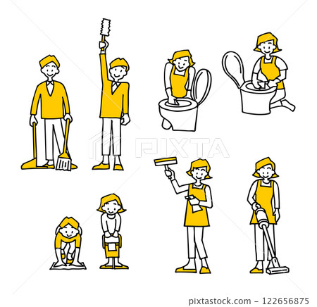 清潔圖示集 清潔圖示集 122656875