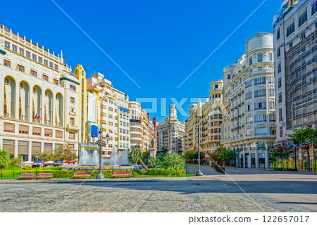 Valencia. Modernisme Plaza of the City Hall . 122657017
