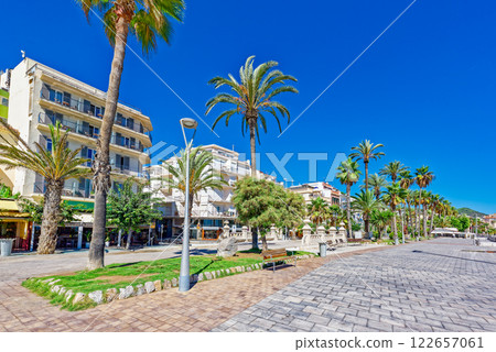 Seafront of Sitges,a beautiful town near Barcelona. Seafront of Sitges,a beautiful town near Barcelona. 122657061