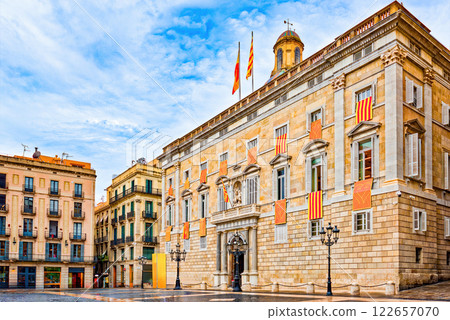Saint James's Square -Palace of the Generalitat of Catalonia,City Hall. Saint James's Square -Palace of the Generalitat of Catalonia,City Hall. 122657070