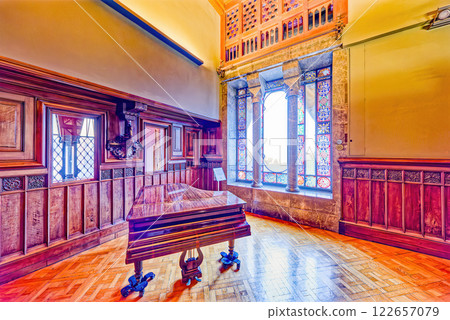 Barcelona. Inside Palace of Guell (Palau Guell) Gothic Quarter. Barcelona. Inside Palace of Guell (Palau Guell) Gothic Quarter. 122657079