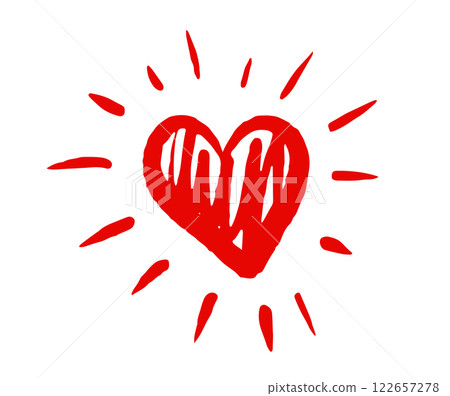 heart, valentine, vector 122657278