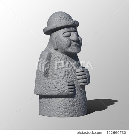 Korean traditional sculpture Jeju Island 'Dolhareubang' Korean traditional sculpture Jeju Island 'Dolhareubang' 122660780