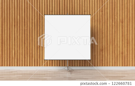 Flip Chart Mock up for copy space. 3D Rendering 122660781