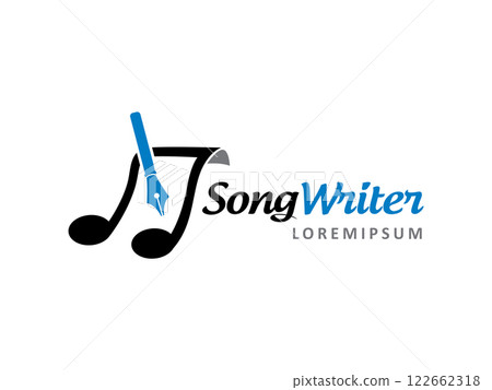 Song Writer logo symbol or icon template 122662318