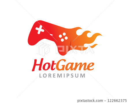 Hot Game logo symbol or icon template Hot Game logo symbol or icon template 122662375