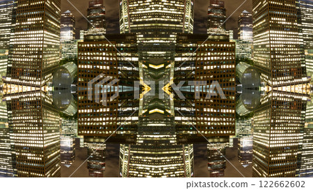 london skyline abstract mirrored pattern london skyline abstract mirrored pattern 122662602