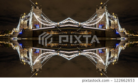 london skyline abstract mirrored pattern london skyline abstract mirrored pattern 122662653