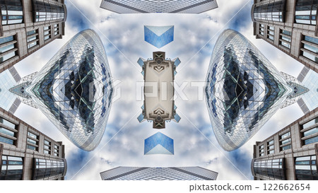 london skyline abstract mirrored pattern london skyline abstract mirrored pattern 122662654