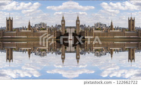 london skyline abstract mirrored pattern london skyline abstract mirrored pattern 122662722
