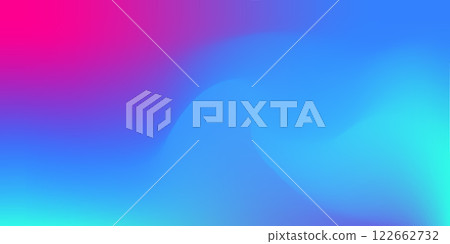 Abstract purple and blue wave gradient. Vector illustration 122662732