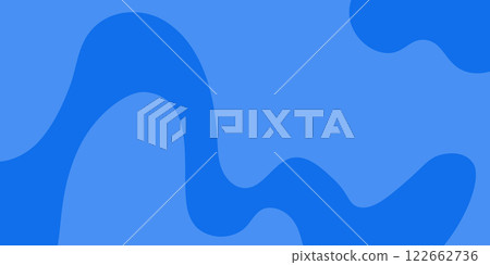 Abstract modern blue wavy figures on blue background. Vector illustration Abstract modern blue wavy figures on blue background. Vector illustration 122662736