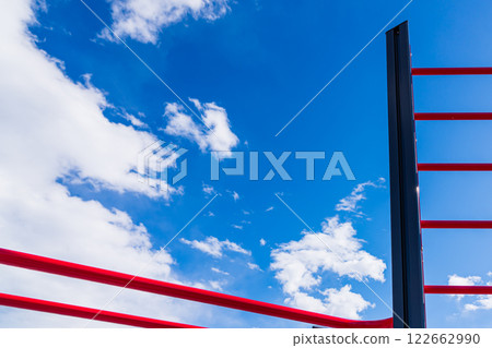 Park playground equipment: Wall ladder Park playground equipment: Wall ladder 122662990