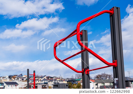 Park playground equipment: Wall ladder Park playground equipment: Wall ladder 122662998